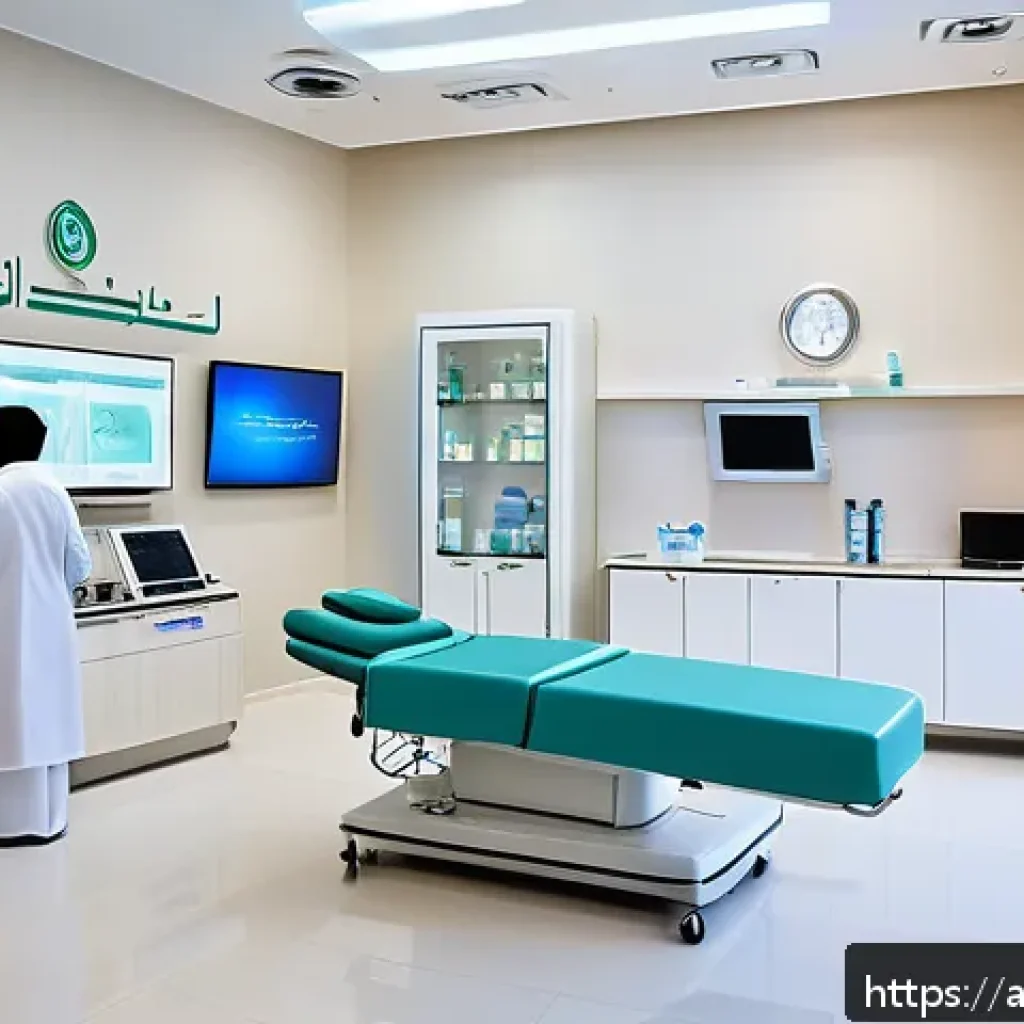 성형외과 세부 비용 - A modern cosmetic surgery clinic in Riyadh, Saudi Arabia, featuring a sleek and clean interior with ...